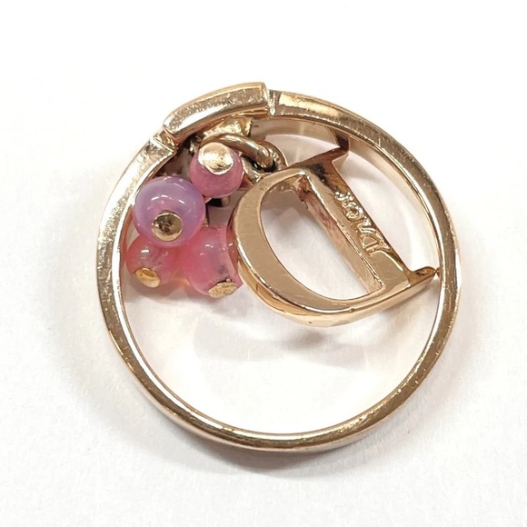 VINTAGE CHRISTIAN DIOR GOLD RING Size 5 5 1/2 - Picture 3 of 10